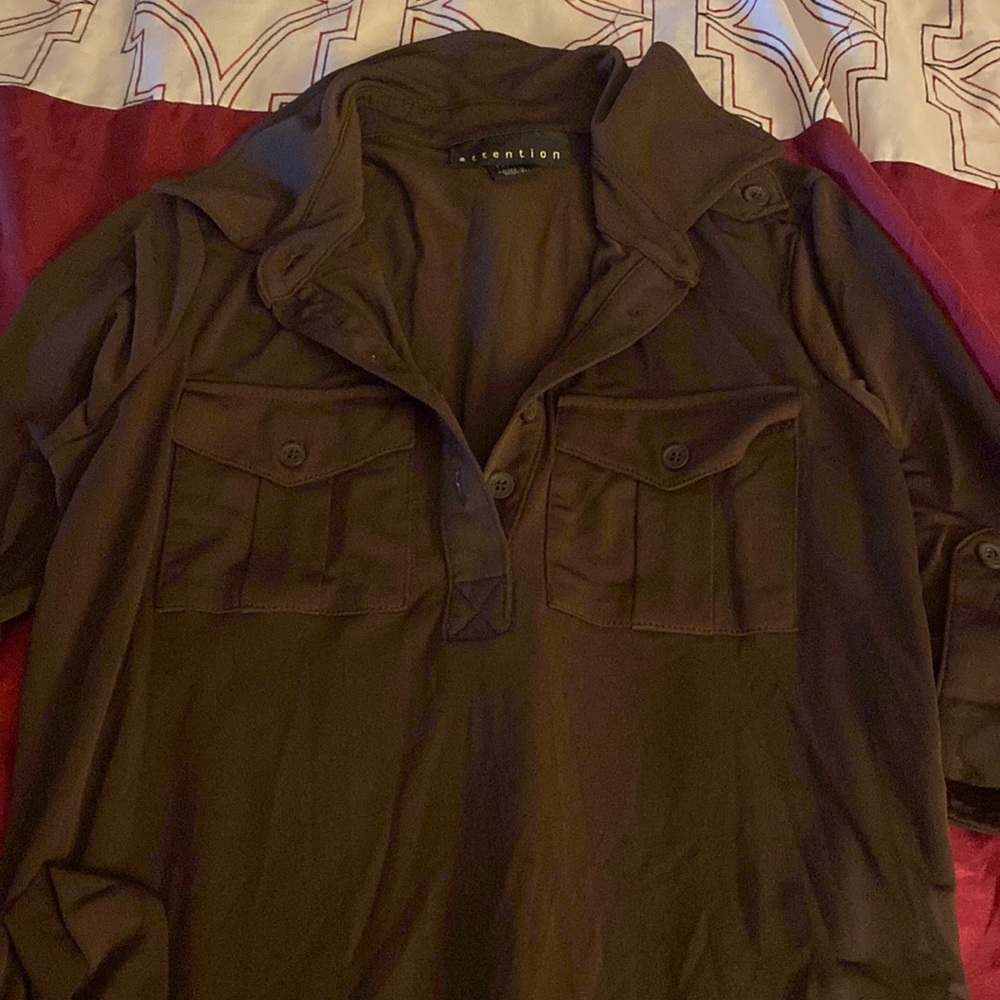 Brown attention dress barely worn